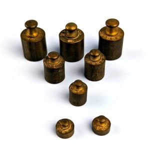 Antique Metric Scale Weight Set