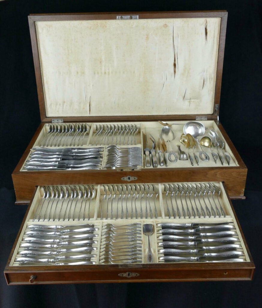 Portuguese Silver Cutlery Set