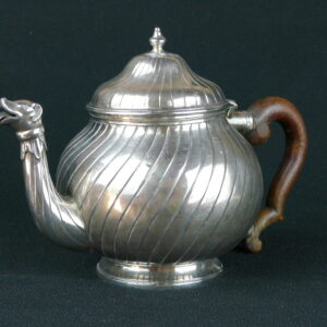 18th Century Portuguese Neoclassical Silver Teapot