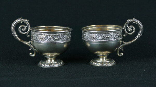 19th-century silver tea set with Neoclassical detailing - Image 2