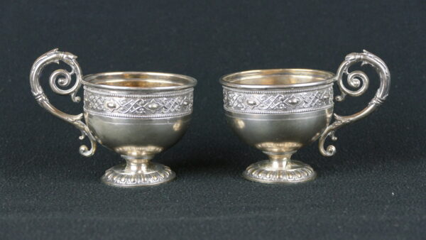 19th-century silver tea set with Neoclassical detailing - Image 3