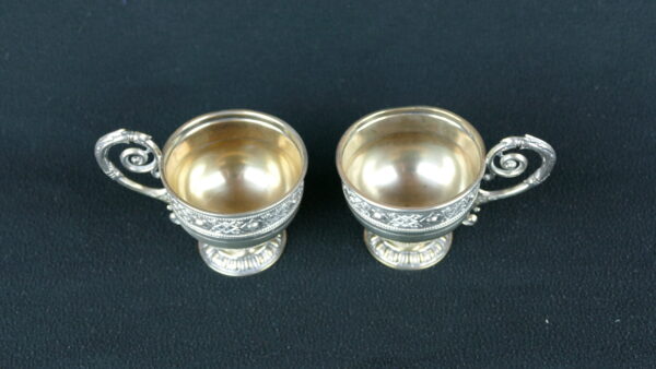 19th-century silver tea set with Neoclassical detailing - Image 4