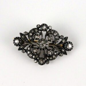 Georgian Diamond Brooch