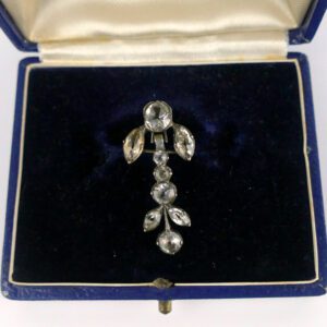 Silver Floral Brooch
