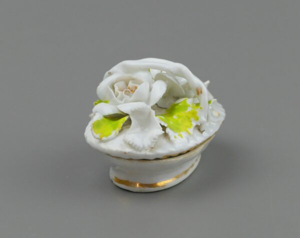 Mini Ceramic Flower Basket - Image 3