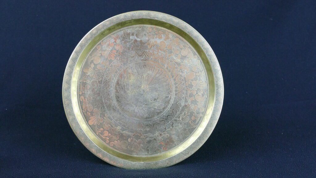 Peacock Copper Tray
