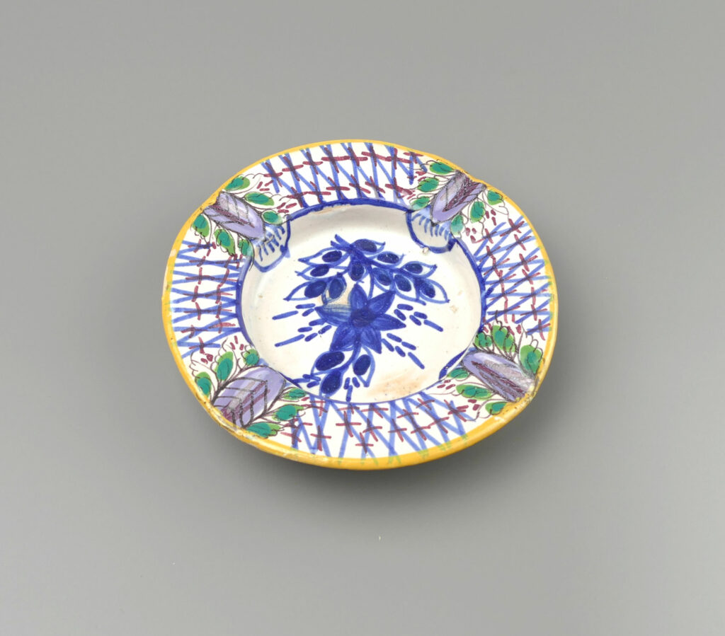 Vintage Coimbra Faience Ashtray