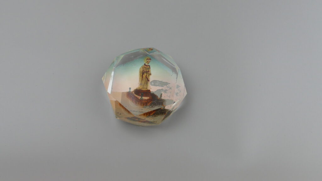 Saint Isabel Glass Paperweight