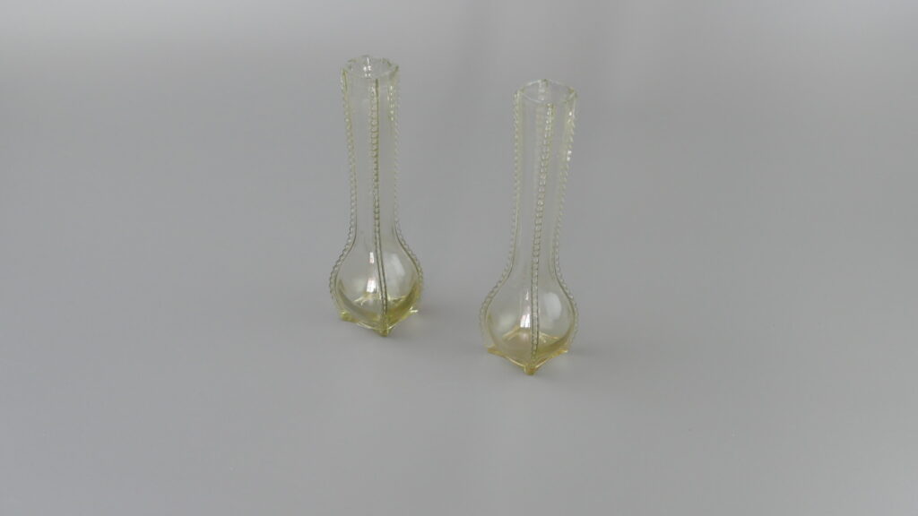 Antique Glass Flower Jars