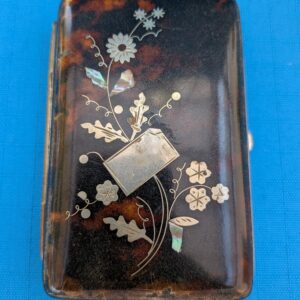 Antique Piqué Cigarette Case