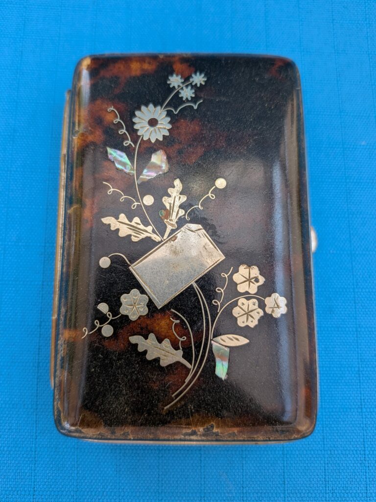 Antique Piqué Cigarette Case