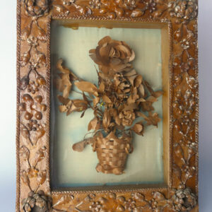 Antique Floral Shadow Box