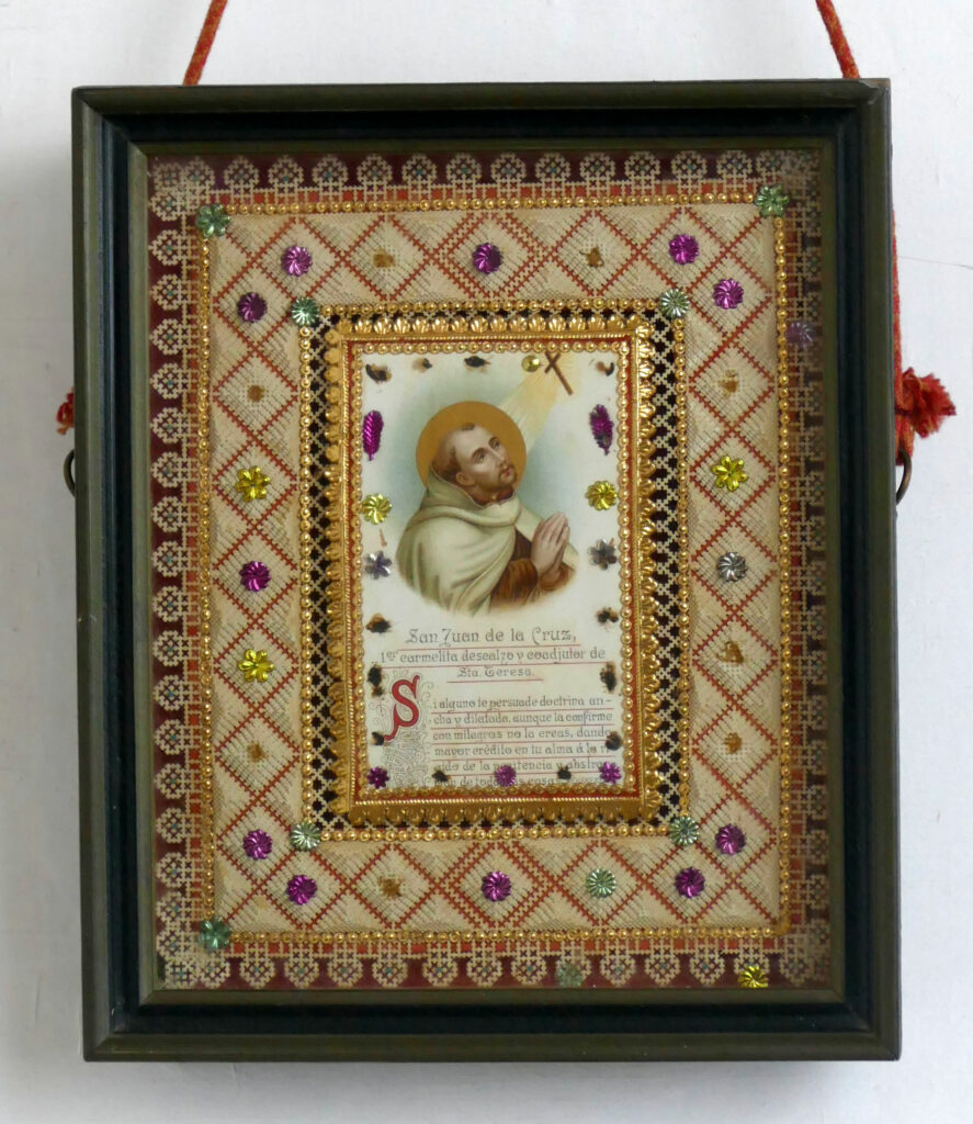 Antique Carmelite Shadow Box